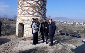 TÜRKSOY-un və Türk Şurasının nümayəndə heyəti Ağdama səfər edib  - FOTO