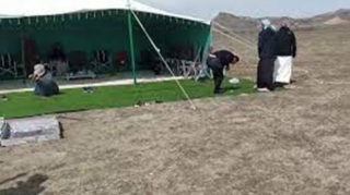 Ərəblərin Qaxdakı çadırları SÖKÜLDÜ 