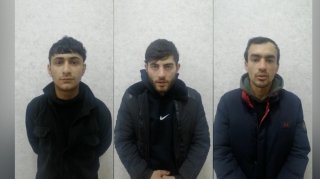 Dəmir barmaqlıqlar oğurlayan şəxslər tutuldu  - VİDEO