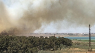 Ceyranbatan su anbarında yanğın başlayıb