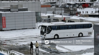 Avtobusların qışa hazırlığı -  Bakı Beynəlxalq Avtovağzal Kompleksindən REPORTAJ  - FOTO
