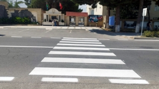 AYNA обновил дорожную разметку на ряде улиц в Шабране - ФОТО