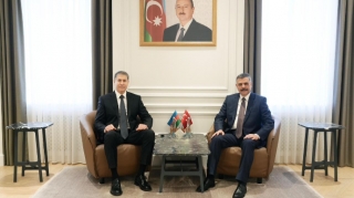 Daxili işlər naziri Vilayət Eyvazov türkiyəli həmkarı ilə görüşdü - FOTOLAR 