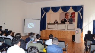 Mingəçevirdə şagirdlər narkomaniyaya qarşı maarifləndirildi  - FOTO