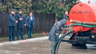 İcra başçıları qəza baş vermiş ərazilərdə - FOTO