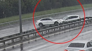 Aeroport şosesində qorxunc qəzanın ANBAAN VİDEOSU 