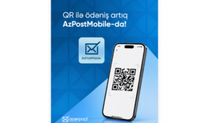 “Azərpoçt”un mobil tətbiqində “AZQR” ödəniş funksiyası istifadəyə verilib 