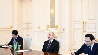 İlham Əliyev Ərəb Parlamentinin prezidentini qəbul etdi - FOTOLAR 