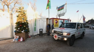 Автомобили МККК беспрепятственно проехали по дороге Ханкенди - Лачын  - ФОТО - ВИДЕО