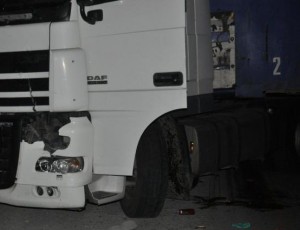 Hacıqabulda kişi yük maşının təkərləri altında qalıb - FOTO