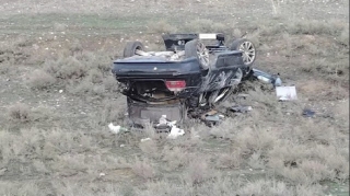 ANAMA  əməkdaşları qəzaya düşdü - Yaralılar var   - YENİLƏNİB