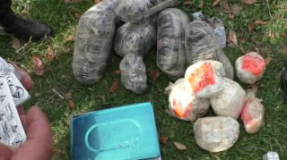Yardımlıda dərədən 21 kiloqram narkotik aşkarlanıb  - FOTO