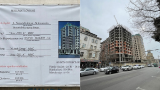 Yeni tikilən binanın lövhəsində “16 mərtəbə” yazılıb amma əlavə mərtəbə yaradılır? – Memardan İDDİA – FOTO  