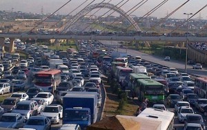 Bakıda böyük tıxac yarandı