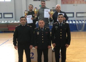 Daxili işlər orqanlarının əməkdaşları arasında silahsız özünü müdafiə üzrə çempionat keçirilib