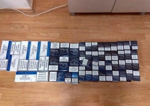 Avtomobildən aksiz markasız külli miqdarda siqaret müsadirə edilib