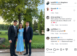 Leyla Əliyevanın Daşkənddən PAYLAŞIMI  - FOTO