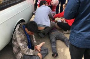 Türkiyənin güləş yığması İranda yol qəzasına düşdü - FOTO