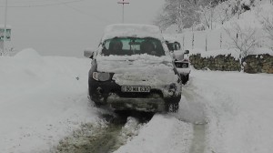 Quba-Xınalıq yolunda qar uçqunu olub, 8 kəndlə əlaqə kəsilib