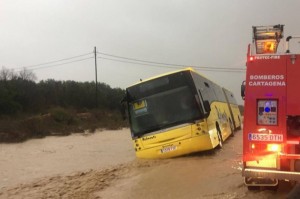 İspaniyada intensiv yağıntılar: 1 ölü, 1 nəfər isə itkin düşüb