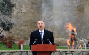 Prezident Novruz bayramı münasibətilə ümumxalq şənliyində iştirak edib