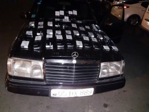 Avtomobildə gizlədilən 6000 ədəd siqaret aşkar edildi