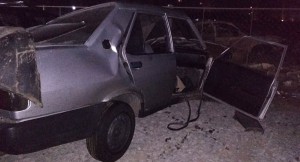 Mərdəkanda yol qəzası nəticəsində sürücü yaralanıb