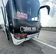 Bakı-Qazax yolunda avtobus "Mercedes"lə toqquşdu - FOTOLAR