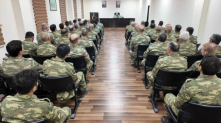 Hərbi vəzifəlilərin təlim toplanışları başa çatdı - FOTOLAR 