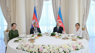 Prezidentin adından Kamboca Baş nazirinin şərəfinə rəsmi nahar verildi - FOTOLAR 