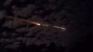 Laçında meteorit yağışı - VİDEO