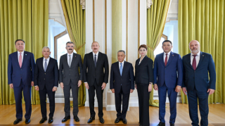 Prezident onları qəbul etdi - FOTOLAR 