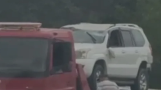 Muğanlı-İsmayıllı yolunda iki "Toyota" toqquşdu - VİDEO
