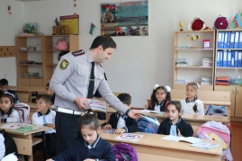Qusarda “Diqqət, uşaqlar!” aylığı çərçivəsində maarifləndirici görüş keçirilib - FOTO - VİDEO