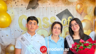 Azərbaycanda ana və iki övladı eyni vaxtda tələbə oldu  - FOTO