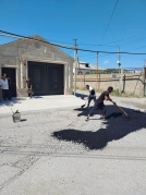 Coratda bir neçə çalanı asfaltla dolduruldu; sakinlər narazıdır - FOTO