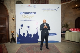 “Əmanətə Sədaqət” layihəsi çərçivəsində şəhid övladları üçün Bilik Günü tədbiri keçirilib - FOTOLAR