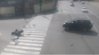 ЦИУТ опубликовал кадры аварий с участием мотоциклов и скутеров - ВИДЕО