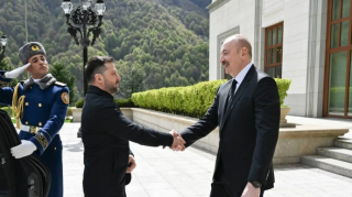 Zelenski İlham Əliyevə təşəkkür etdi  - FOTO