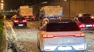 "Şamaxinka"da qorxunc QƏZA:  Avtomobil yararsız hala düşdü - VİDEO 