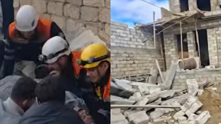Suraxanıda yaşayış evində uçqun olub, ölən və yaralı var   - VİDEO