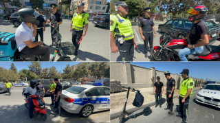 Sabunçuda skuter, moped və motosiklet sürənlər saxlanıldı - VİDEO 