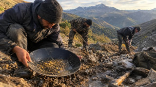 Lerikdə qanunsuz qızıl axtaranlara qarşı əməliyyat: ÖLƏN VAR - FOTO  - YENİLƏNİB