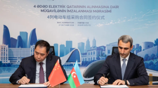 ADY yeni rayonlararası sərnişin qatarları alır - FOTOLAR 