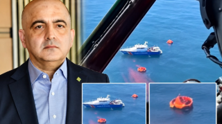 Vurulan gəmi Mübariz Mənsimova məxsusdur? - VİDEO