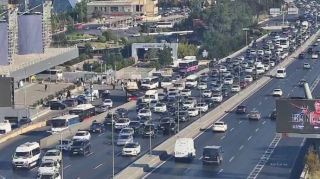 Bu yollarda tıxac var - SİYAHI  - FOTO