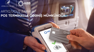 Təyyarədə də POS terminalla ödəniş etmək olacaq 
