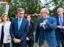 Leyla Əliyeva xüsusi qayğıya ehtiyacı olan uşaqların məktəbini ziyarət edib  - FOTO