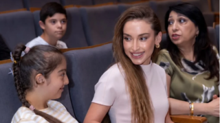 Alyona Əliyeva xüsusi qayğıya ehtiyacı olan uşaqlarla   - FOTO - VİDEO