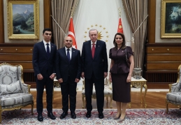 Ərdoğan ölkəmizin Türkiyədəki səfirini qəbul edib 